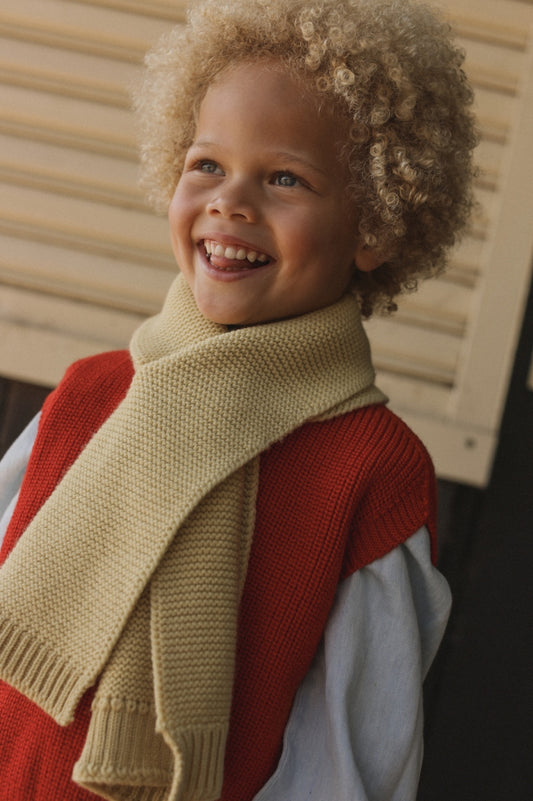 scarf ivo - light yellow