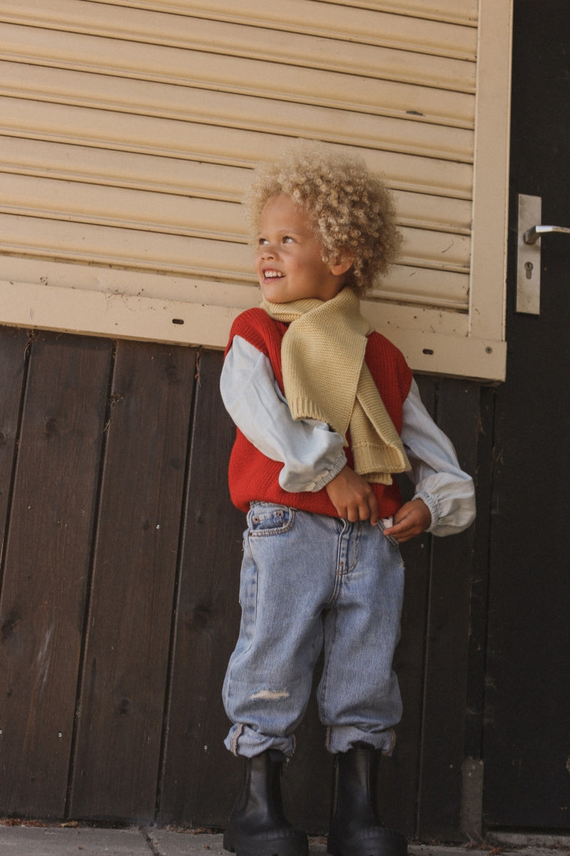 scarf ivo - light yellow