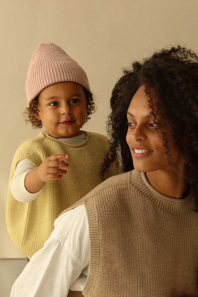vest harvey kid - light yellow
