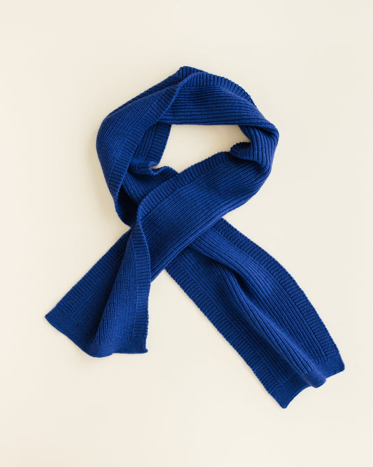 scarf gustave - cobalt blue