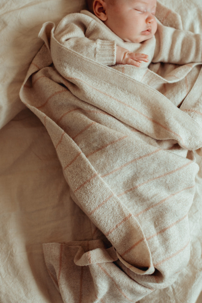 deken harry - cream & apricot