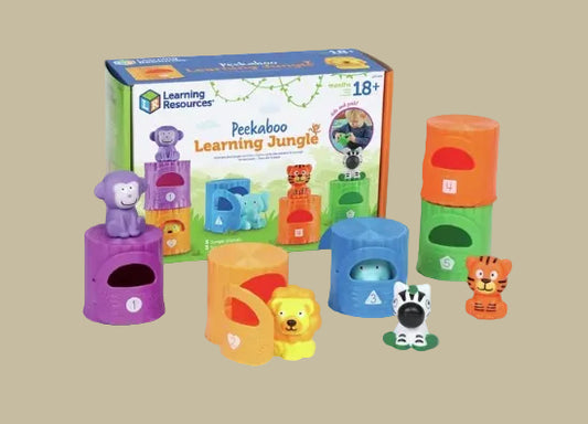 educatieve peekaboo - jungle