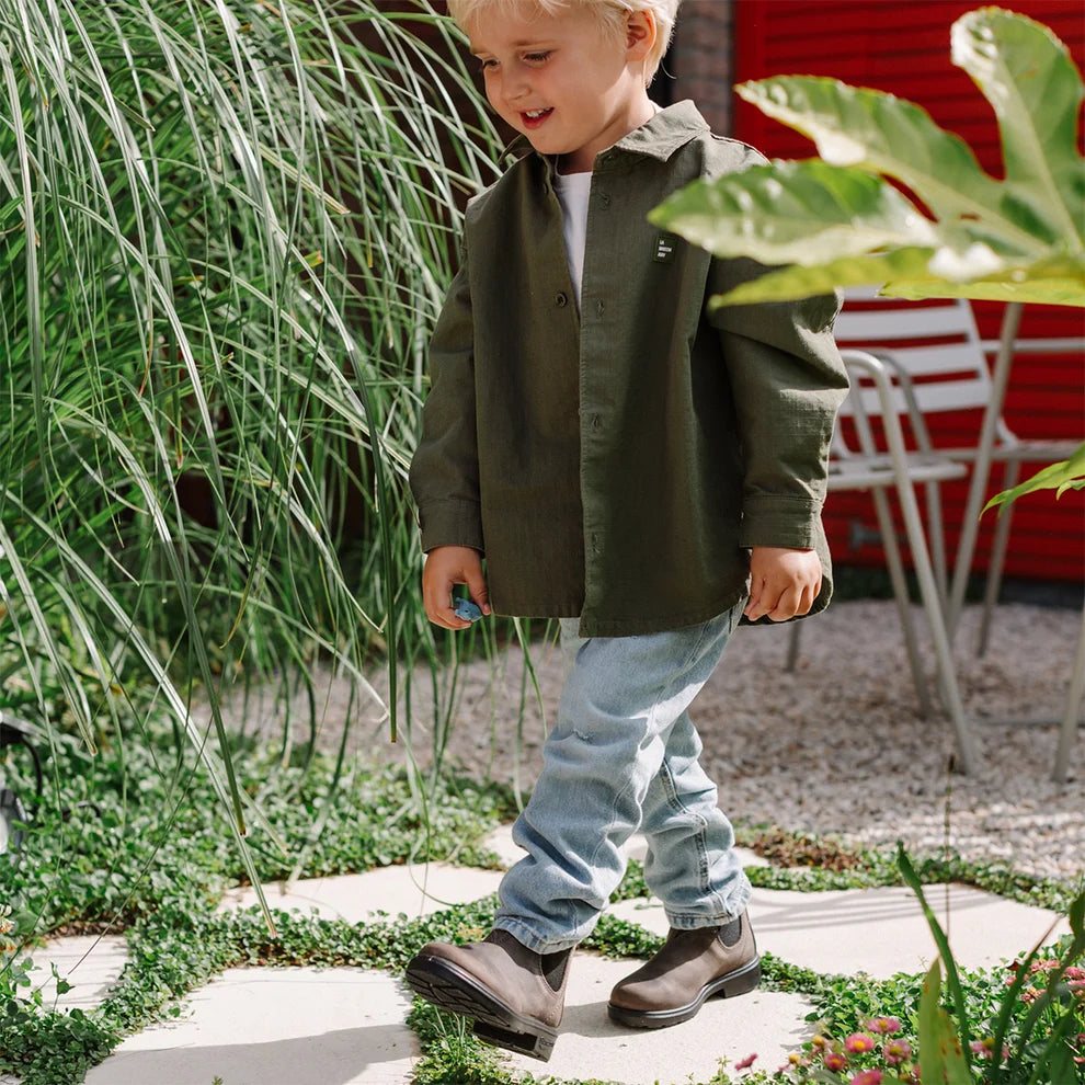 blundstone boots kids - clay