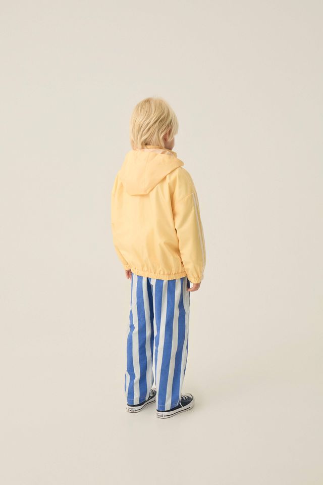 blue stripes washed trousers - kids