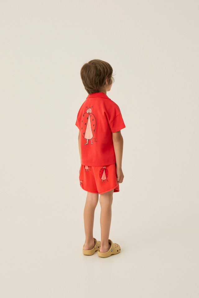 ladybug allover short - kids