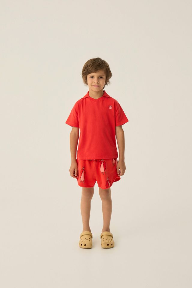 ladybug allover short - kids