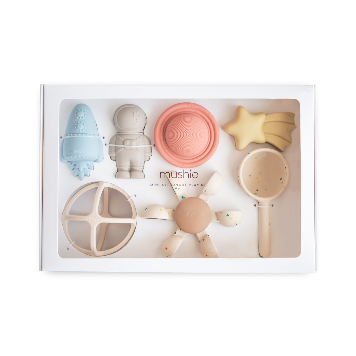 mushie cadeauset - mini astronaut