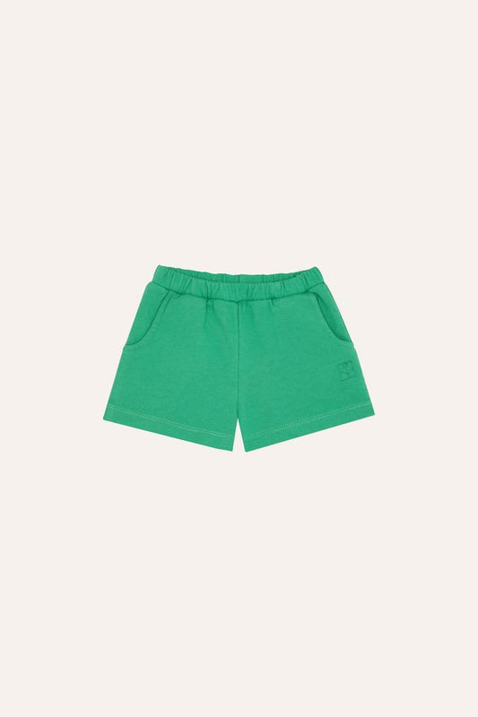 green washed shorts - baby