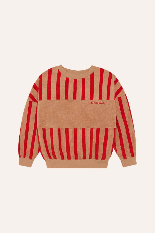 red stripes sweatshirt 2Y