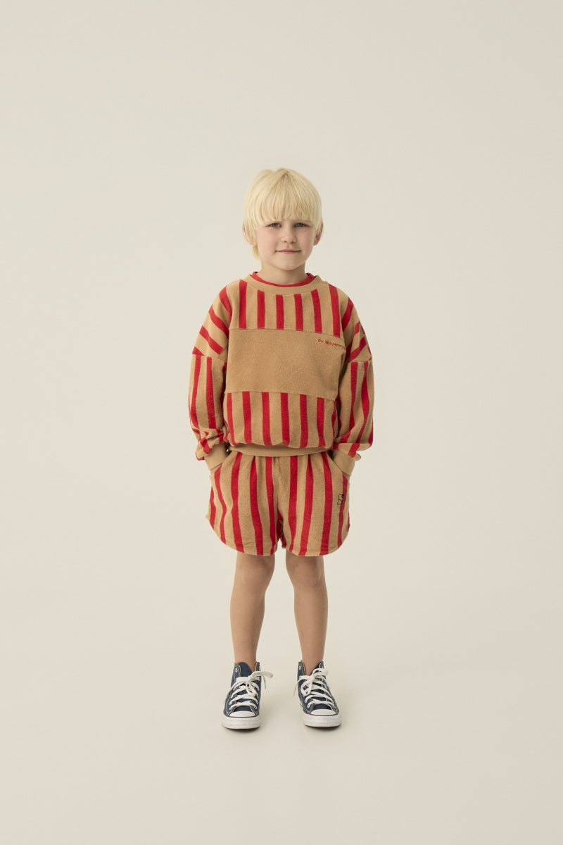 red stripes sweatshirt 2Y