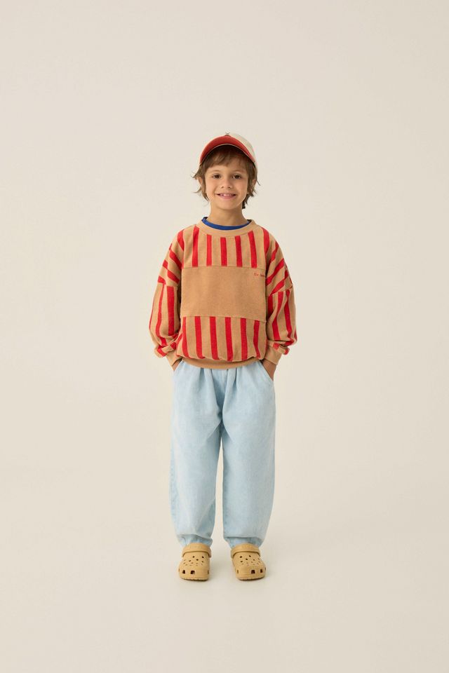 red stripes sweatshirt 2Y