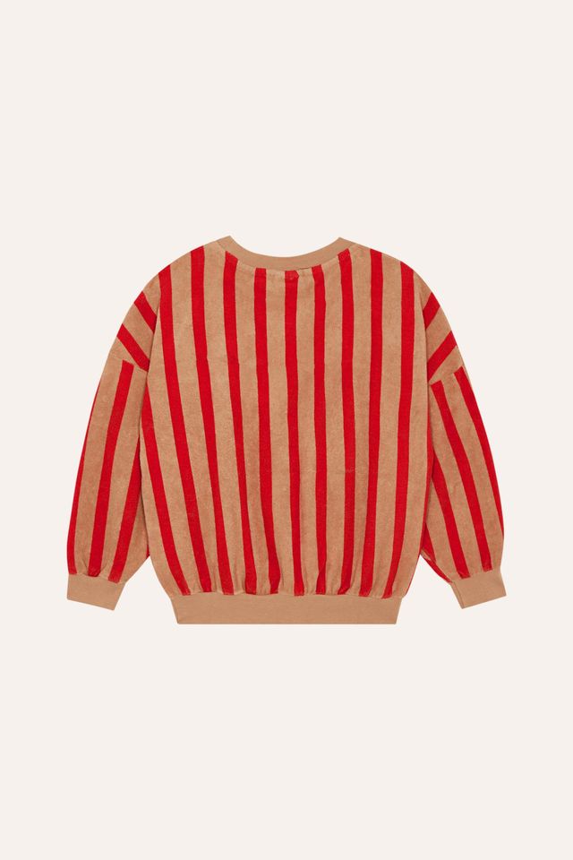 red stripes sweatshirt 2Y