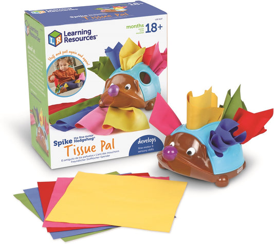 fijnmotorische egel met knijp zakdoekjes