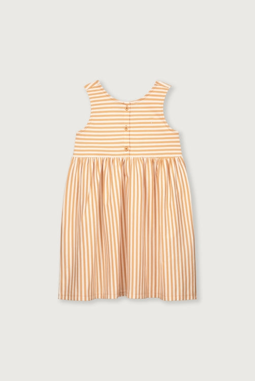 sleeveless dress - melon cream