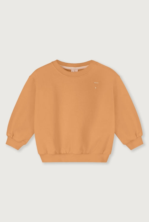 baby dropped shoulder sweater - melon
