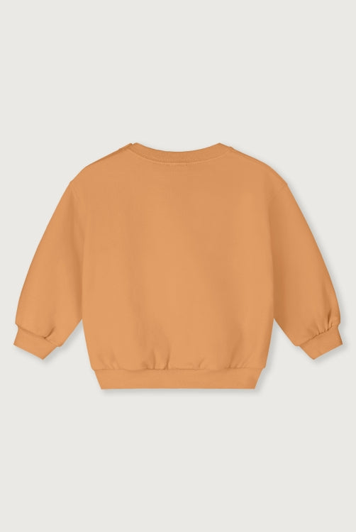 baby dropped shoulder sweater - melon