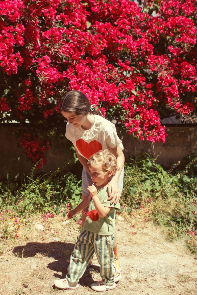 unisex trousers - light yellow checkered