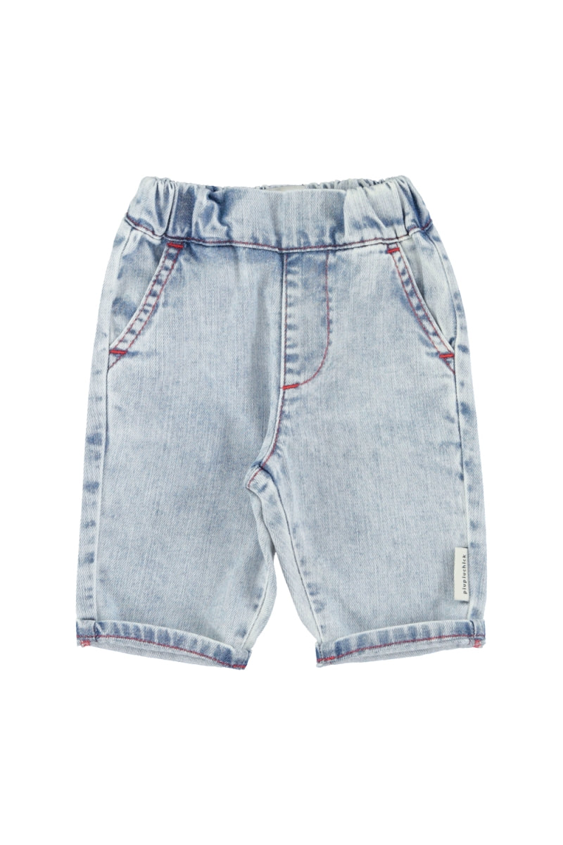 baby trousers - blue light denim