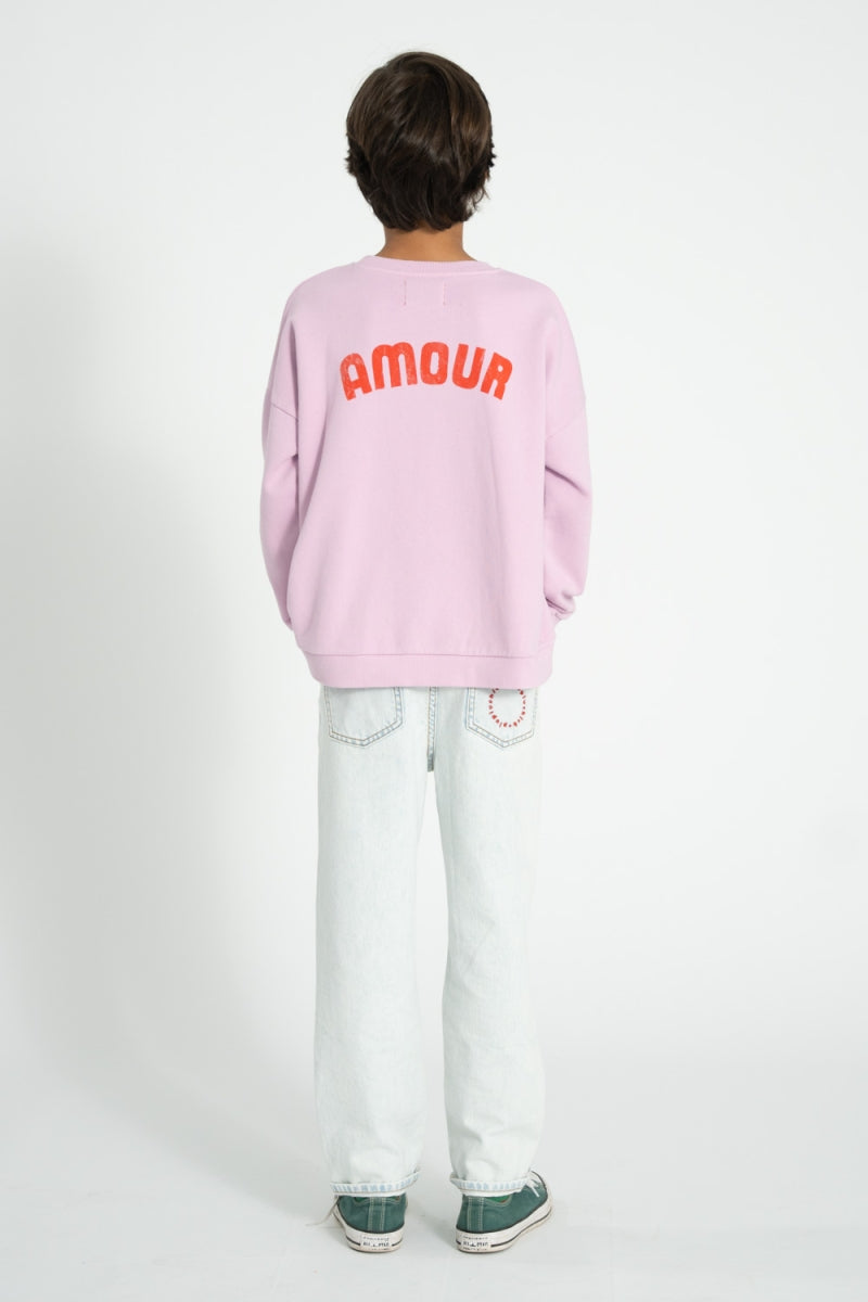 unisex trousers - washed light blue denim