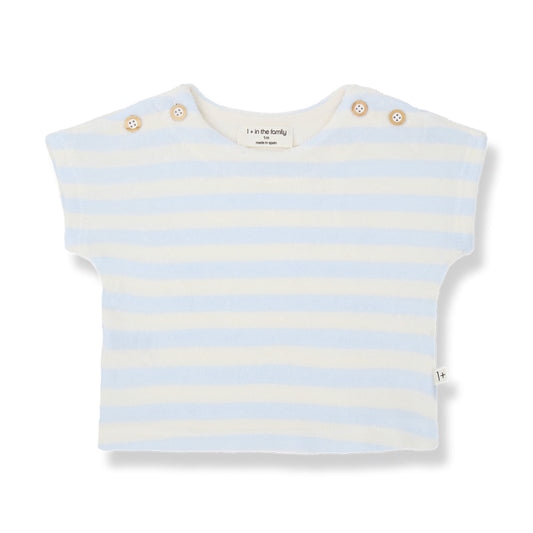 terry shirt kavala - misty blue