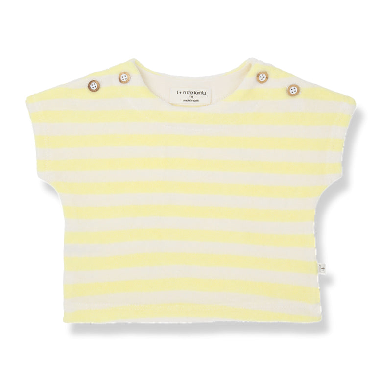 terry shirt kavala - pastel-yellow