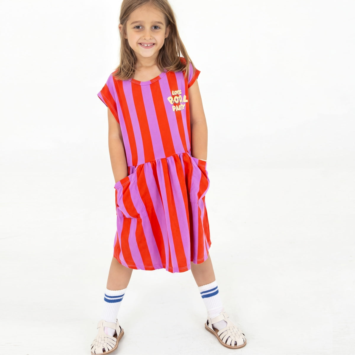 sleeveless dress - lotie pool party