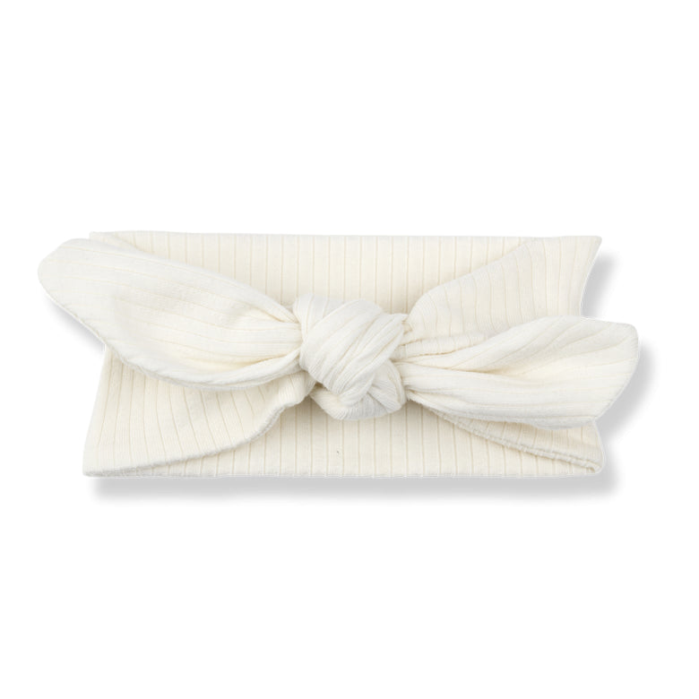 rib haarband - off-white- one size