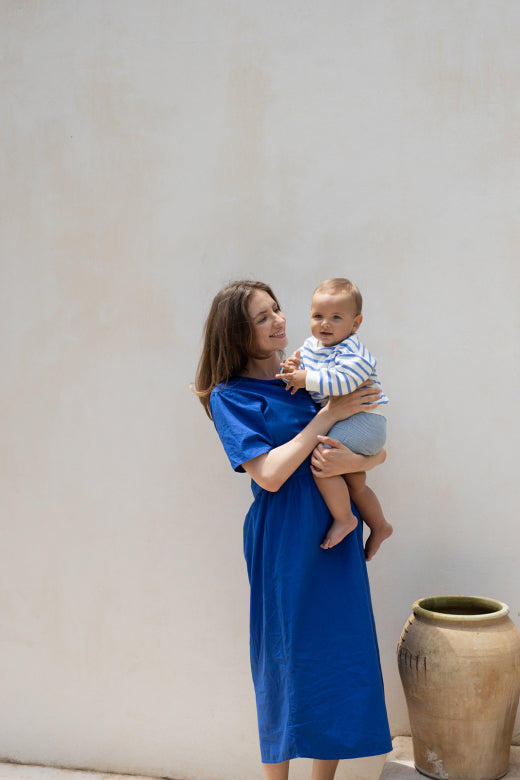 marroig sweater striped - ultramarine