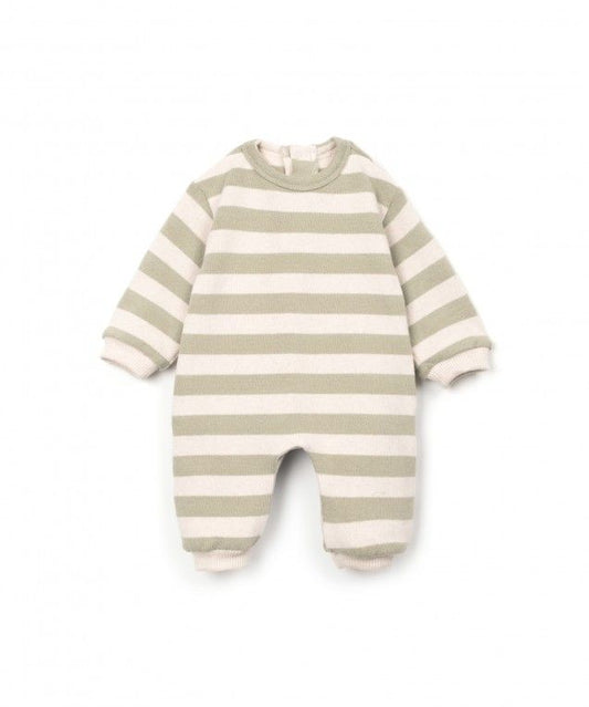 striped flamé jersey jumpsuit - texture