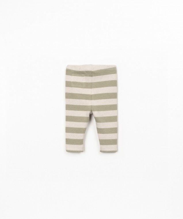 striped jersey leggings - baby - texture