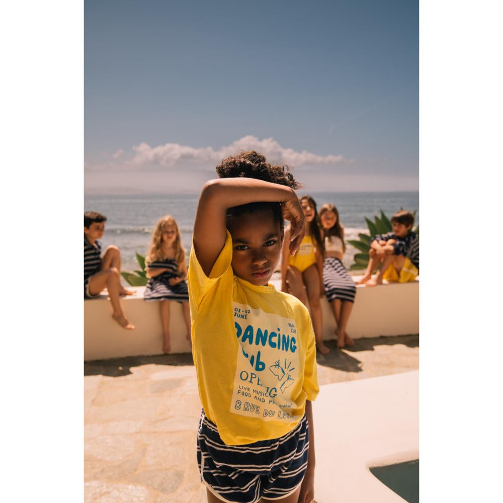 t-shirt dylan - shiny yellow dancing