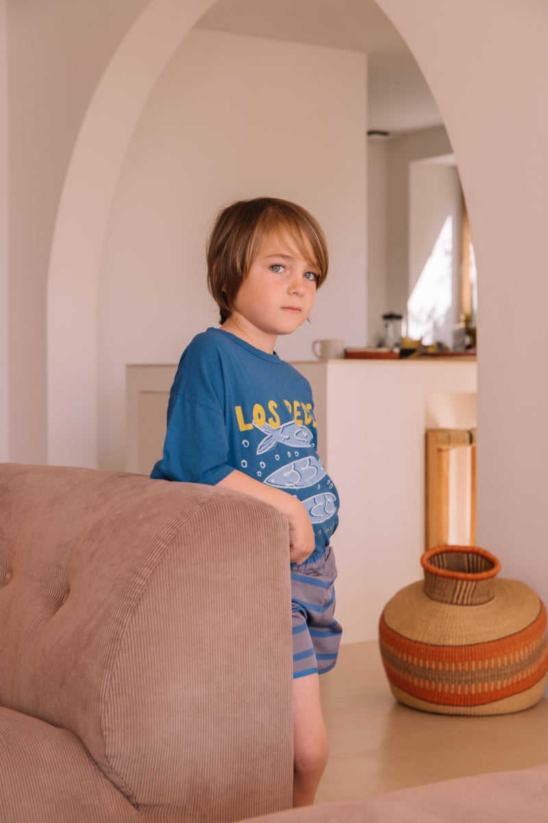 t-shirt dylan - blue los peces