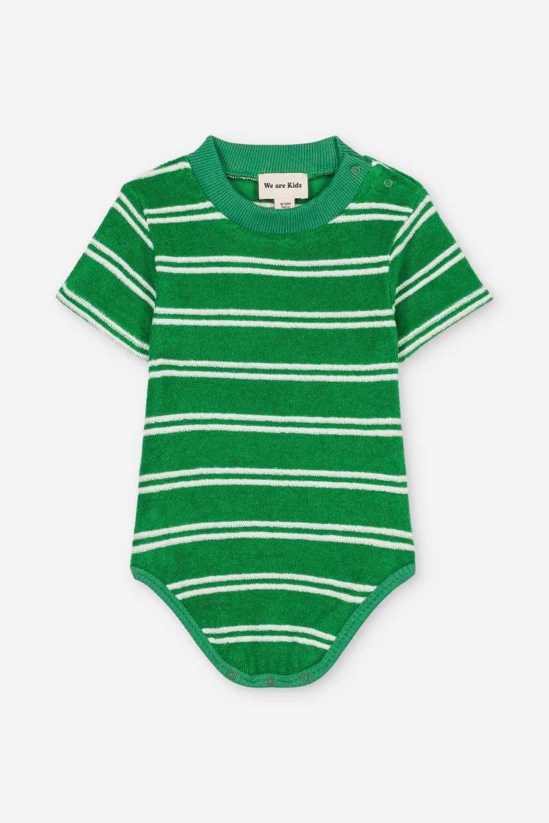 body tom - summer green stripes