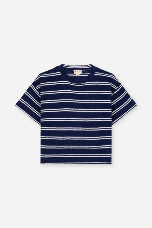 terry t-shirt jordan - navy stripes