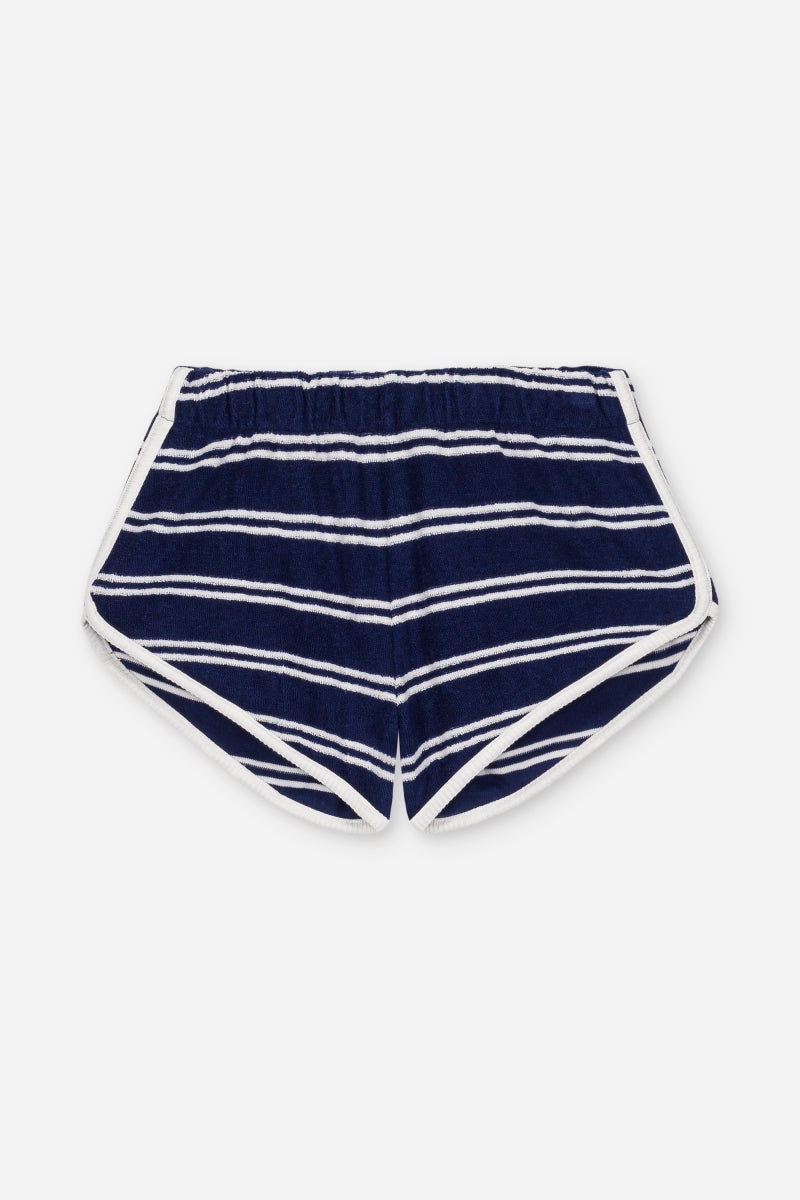 short juju - navy stripes