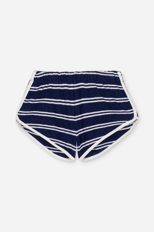 short juju - navy stripes