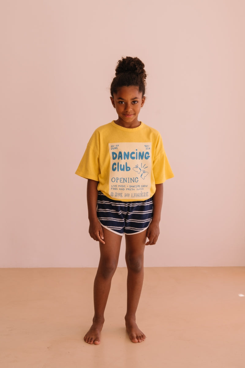 short juju - navy stripes