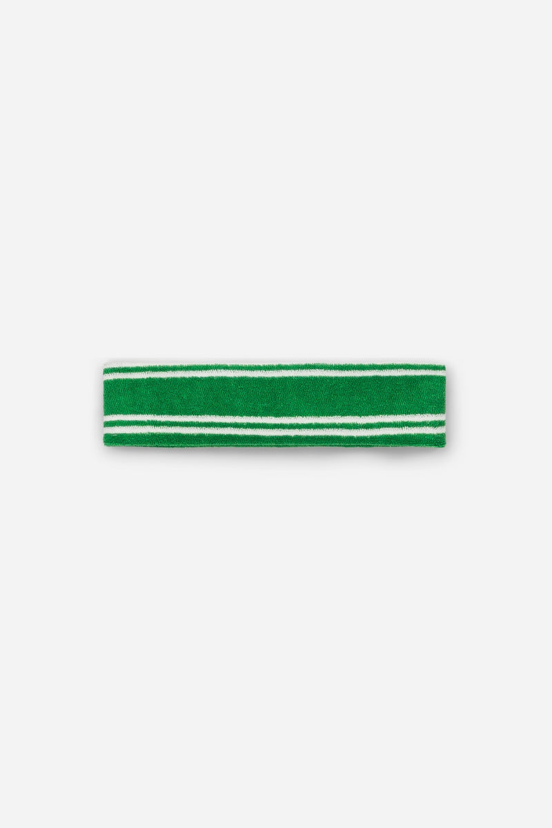 headband bjorn - summer green stripes
