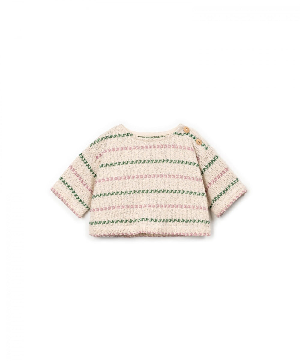 striped jersey sweater - baby - sculpture