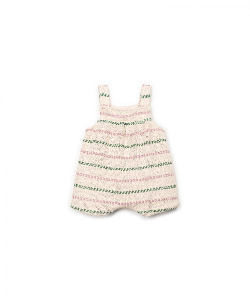 striped jersey jumpsuit - baby - sculpture