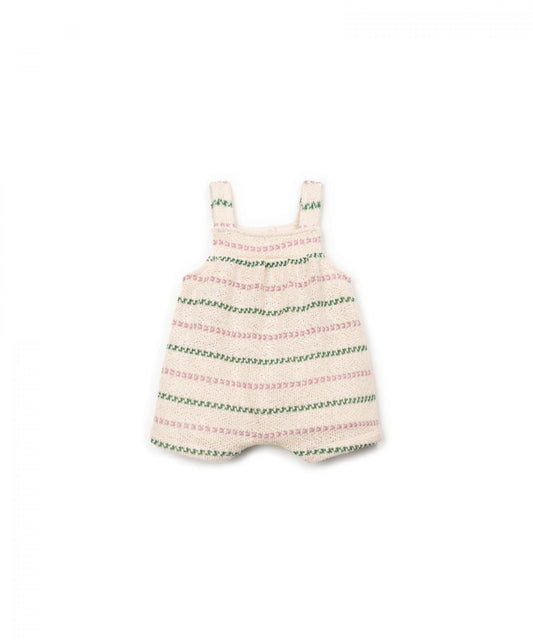 striped jersey jumpsuit - baby - sculpture