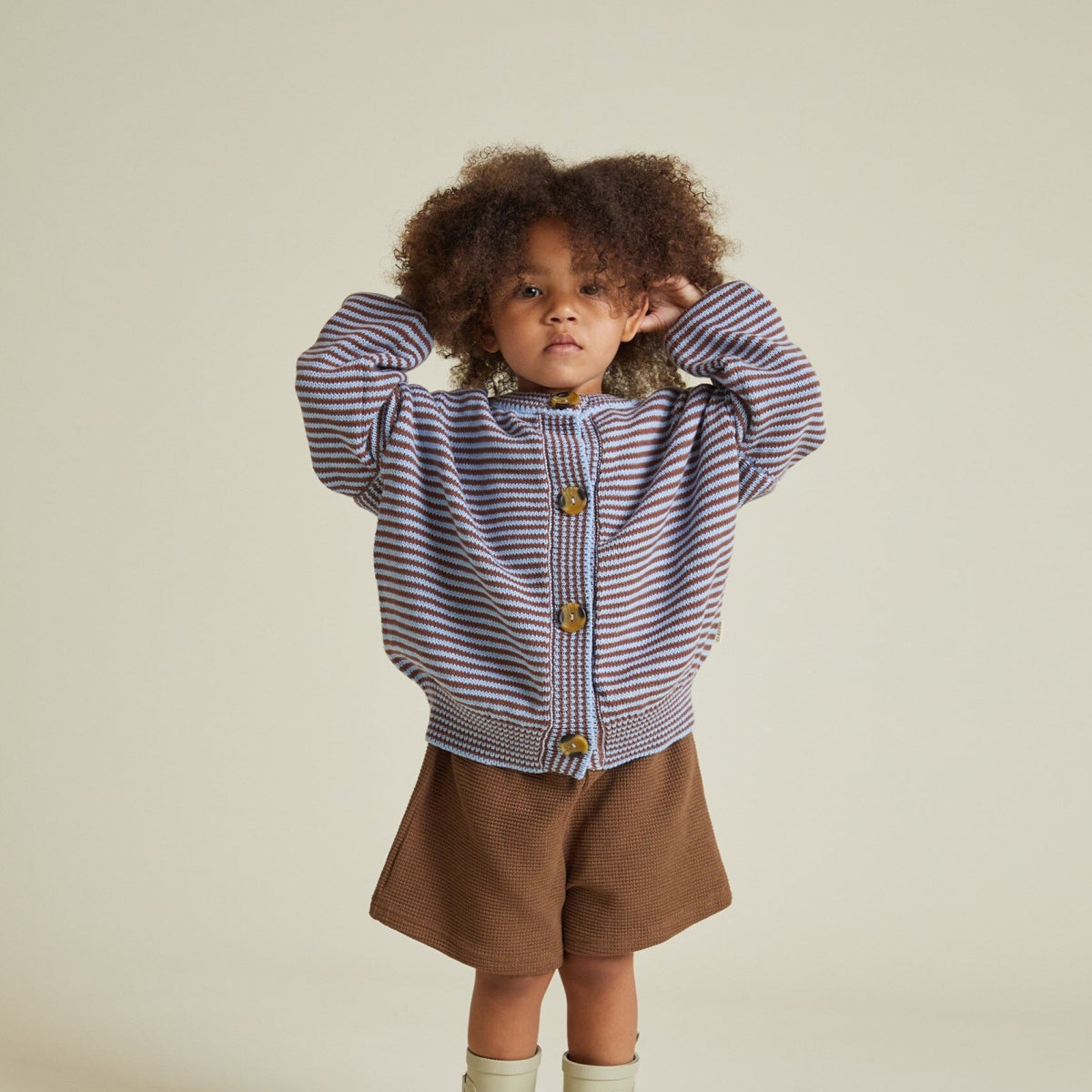 emil choco stripe cardigan