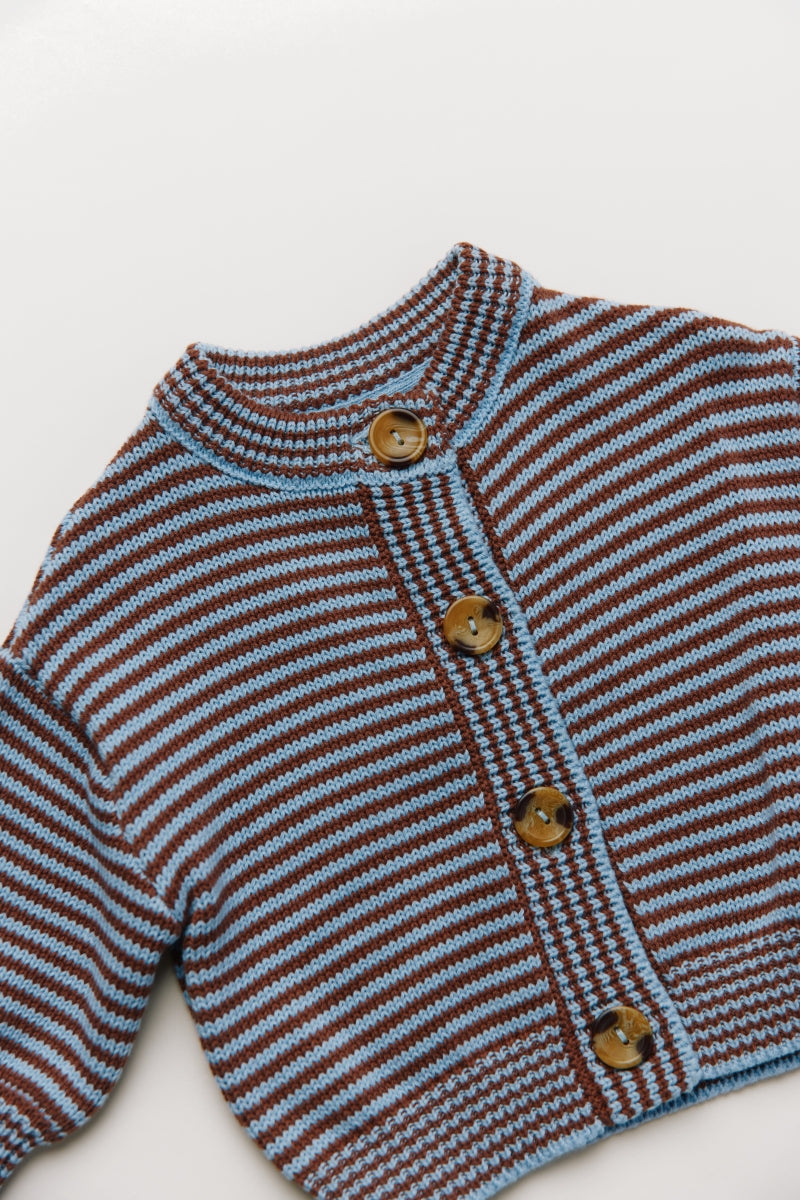 emil choco stripe cardigan