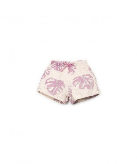 printed jersey shorts - baby - monstera