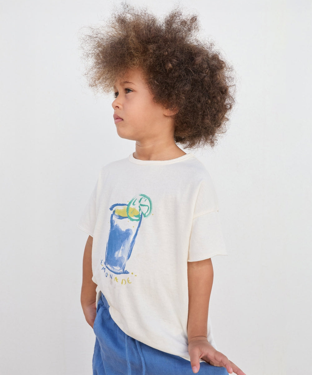 jersey t-shirt - kids - lemonade - bio resin
