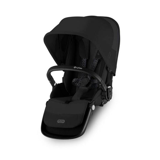 extra zitje/stoel voor cybex gazelle kinderwagen - moon black