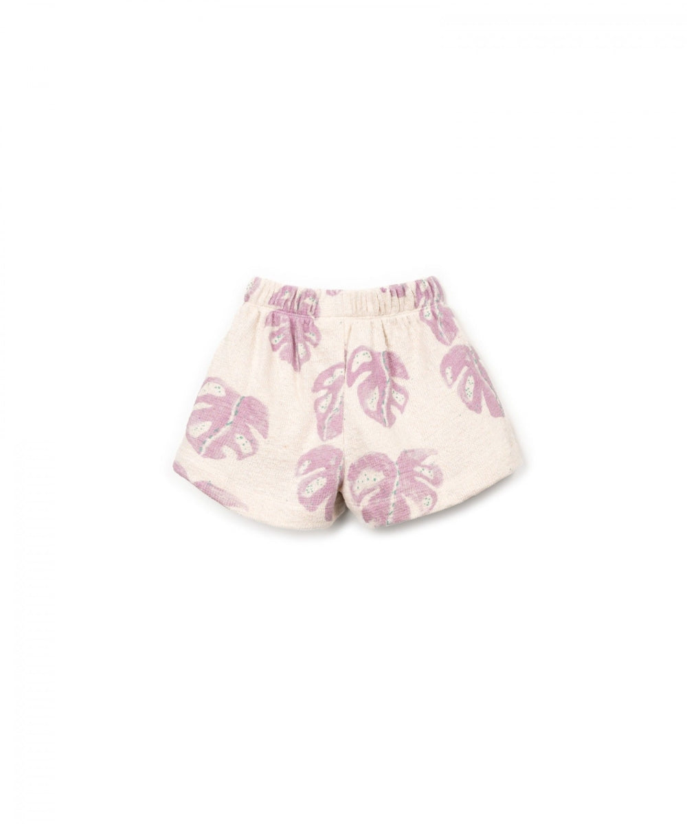 printed jersey shorts - kids - monstera