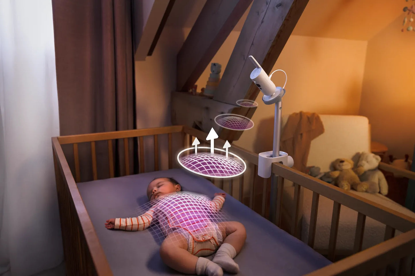 premium connected babyfoon/monitor SCD971/26