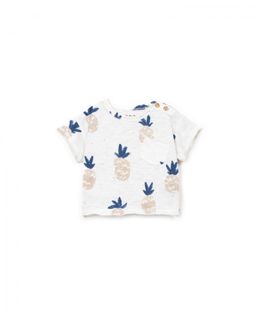 jersey t-shirt - baby - ananas