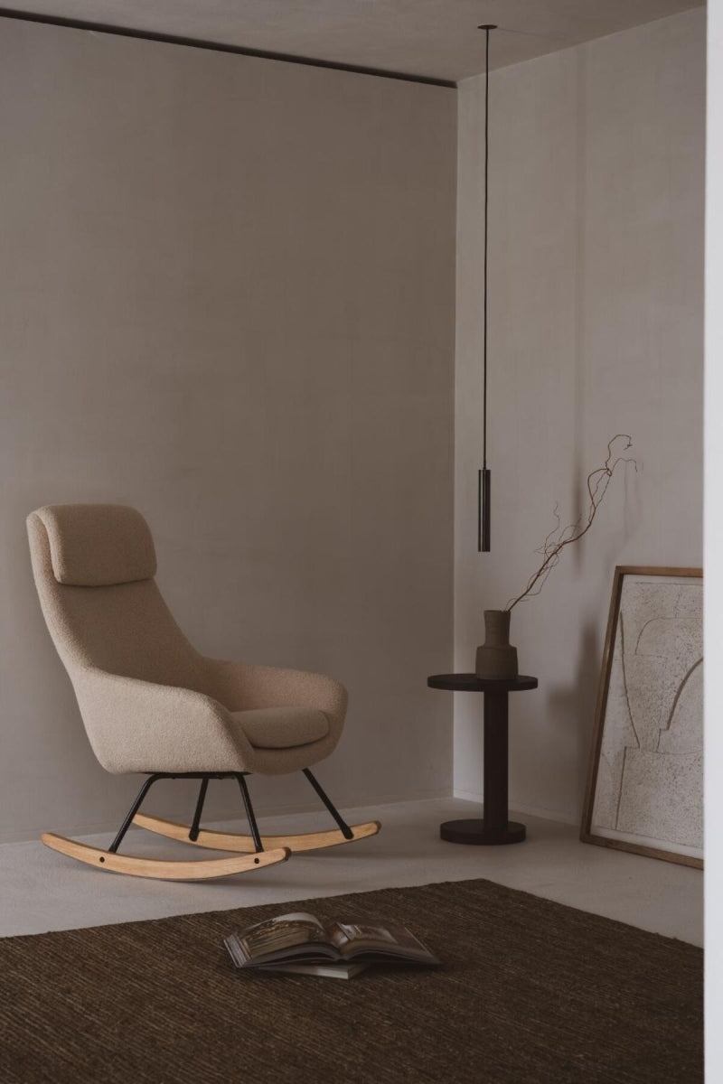 rocking chair nordic - sheep beige